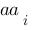 aa_i