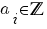 a_i in bbZ