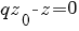 qz_0-z=0