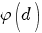 varphi(d)