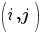 (i,j)
