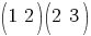 ( 1 ~ 2)(2 ~3)
