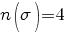 n(sigma)=4
