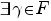 exists gamma in F