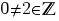 0<>2 in bbZ