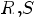 R,S